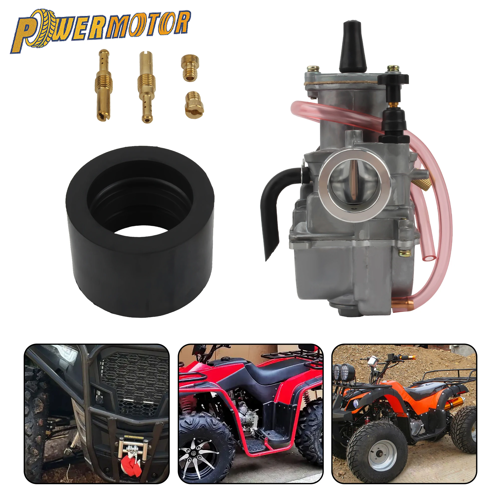 

For OKO PWK 21 24 26 28 30 32 34mm Motorcycle Carburetor With Power Jet ATV Quad Racing Dirt Bike Enduro Motocross Accessories