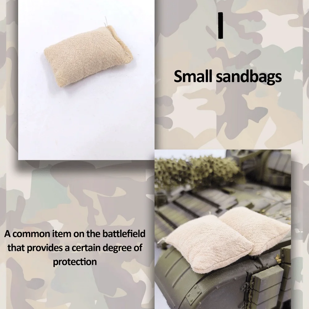 COOLBANK DIY Tank Decorative Parts Set Model Toy Accessories for 1/16 Scale Remote-Controlled Tank Toy HENGLONG / Tongde Series