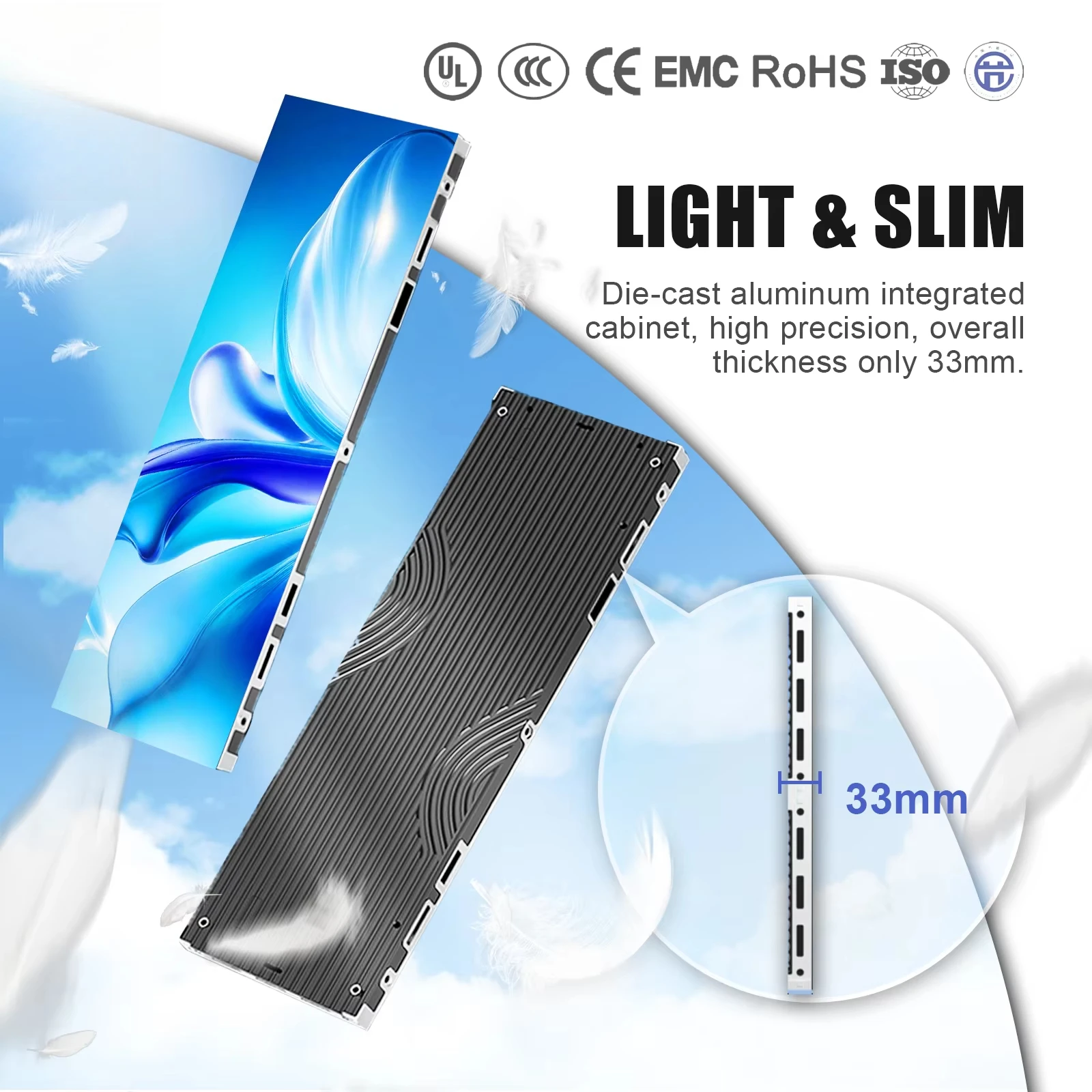 RX Factory Price P1.25 P2.5 3840Hz Indoor LED 4K Video Screen Magnetic Cabinet Commercial Advertising HDR10+ 5-Year Warranty P3