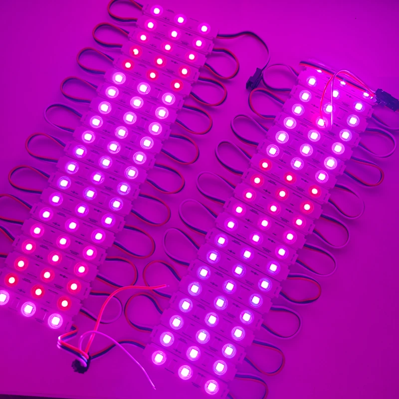 20 قطعة/الوحدة WS2811 IC وحدة حقن RGB كامل اللون 1.5 واط 12 فولت مقاوم للماء الرقمية عنونة LED بكسل وحدة لمتجر راية