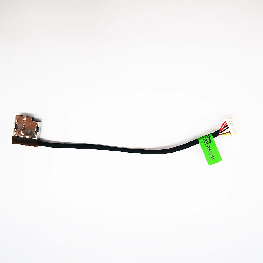 Conector de alimentación de CC con Cable para portátil HP 14-af 14-AC 15-AC TPN-C120 TPN-C122 TPN-C125 13-D, Cable flexible de carga de TPN-C126