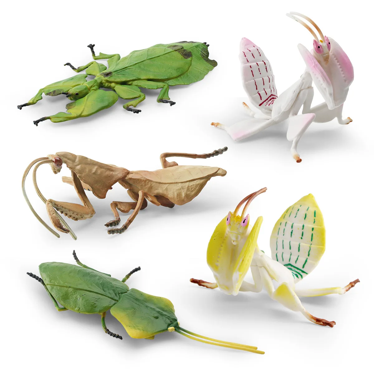 1pcs Realistic Insect Animal Models Creative Dead Leaf Mantis Fashion Giant Leaf Bug Toy Figures Classic Home Decoration Craft