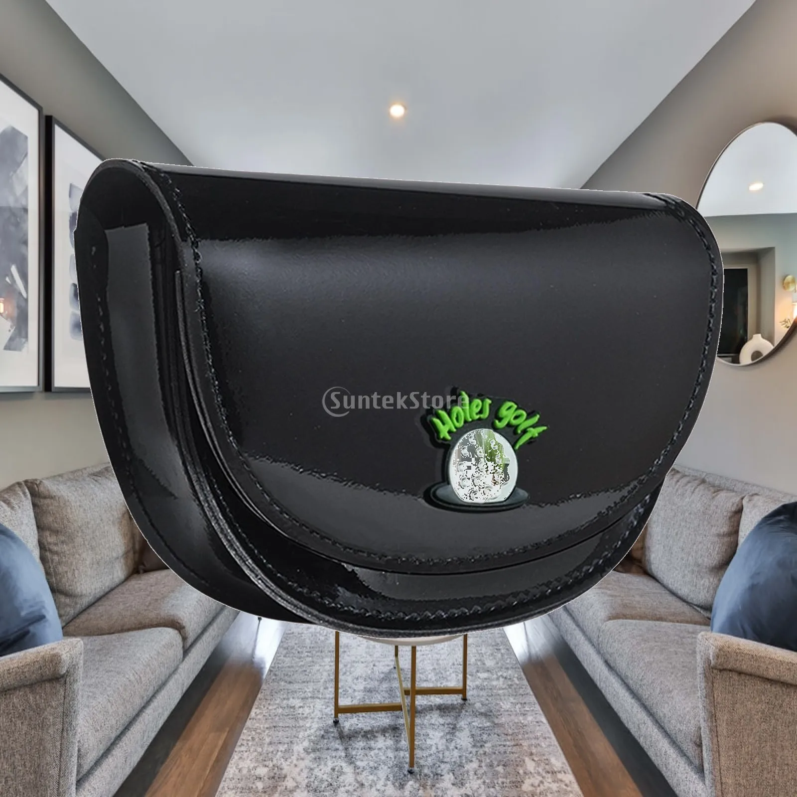 Étui pour télémètre de golf, sacoche de ceinture légère et portable en PU, porte-tee de golf, cadeau pour homme, femme, famille, nouvel an