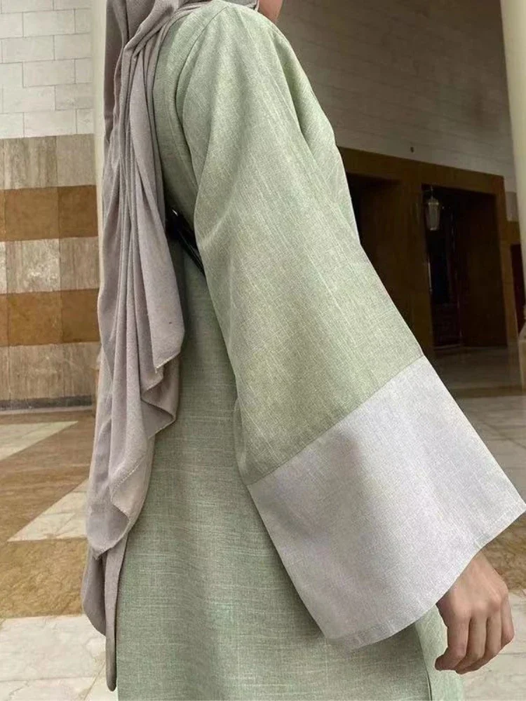Eid fiesta Abaya para mujeres musulmanas Jalabiya vestido Ramadán elegante bata vestido Marruecos caftán largo abayas Vestidos Largo Cardigan