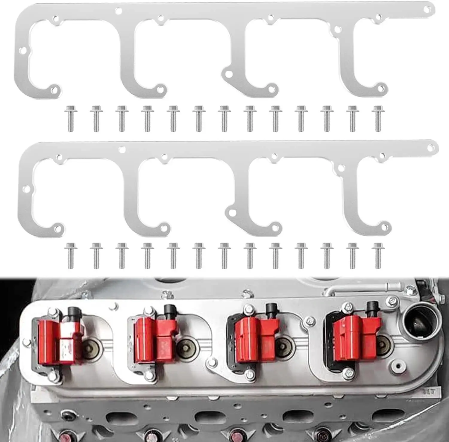 1Set LS D581 مربع لفائف قوس مجموعة لشاحنة شيفروليه 4.8L 5.3L 5.7L 6.0L 6.2L