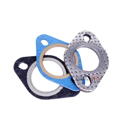 Taiwan Universal Modified Motorcycle Exhaust Gasket DIO yamaha JOG GY6 Worldwide Exhaust Pipe Interface Flat Gasket  28m 32m 33m