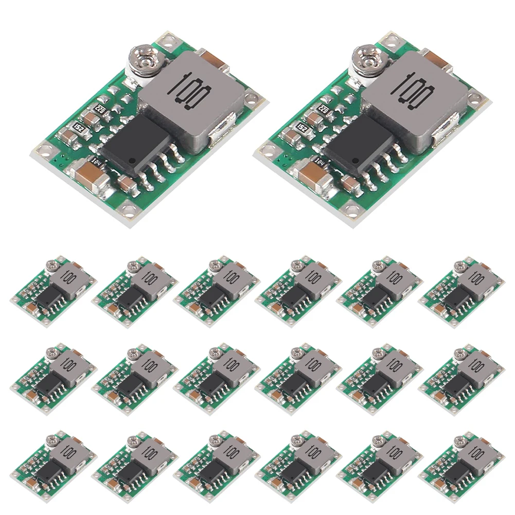 20pcs Step Down Power Converter For Mini360 Converter 3A DC-DC Voltage 4.75V-23V To 1V-17V Adjustable Down Power Converter