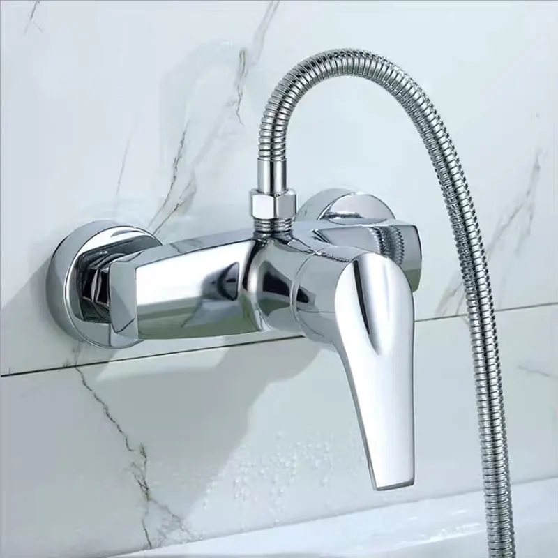 1pcs Bathroom Water Heater Shower Mixing Valve Shower Faucet with Hot Cold Water Mixing Valve Shower Faucet Shower Tap Switch