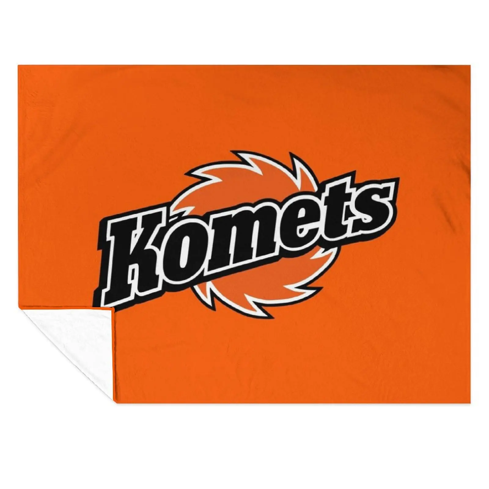 

Fort Wayne Komets Throw Blanket Furry Retros bed plaid Sofa Throw Blankets