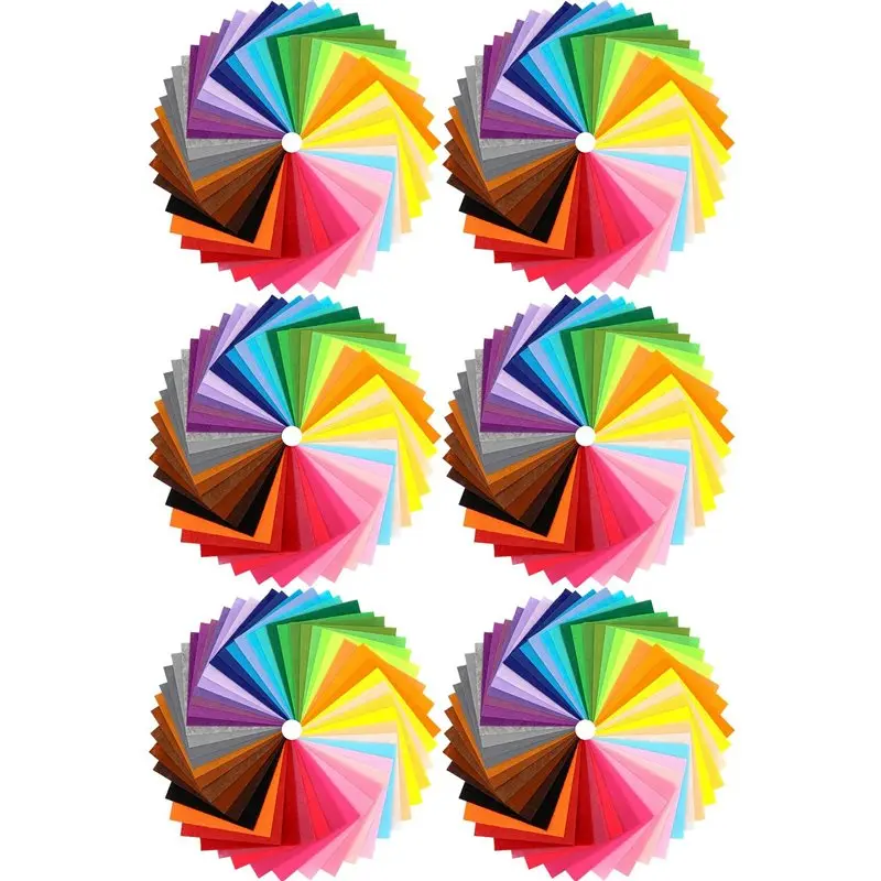 

СОКРУЩЕНА ЦЕНА! 240 шт. фетровых квадратных лоскутов для рукоделия, разноцветные текстильные материалы для скрапбукинга и шитья