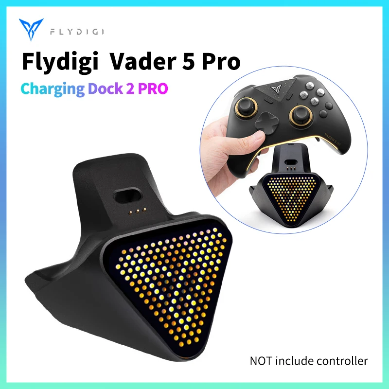 Original Flydigi Vader 5 Pro Charging Dock 2 PRO Customize GIF RGB Animated Bitmap USB Multifunction Expansion Dock