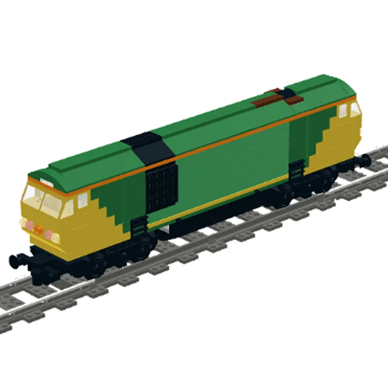 City Car Model MOC Building Bricks Railway Class 66 Freightliner Modular Technology Children Holiday Gifts Assemble Toys Suit