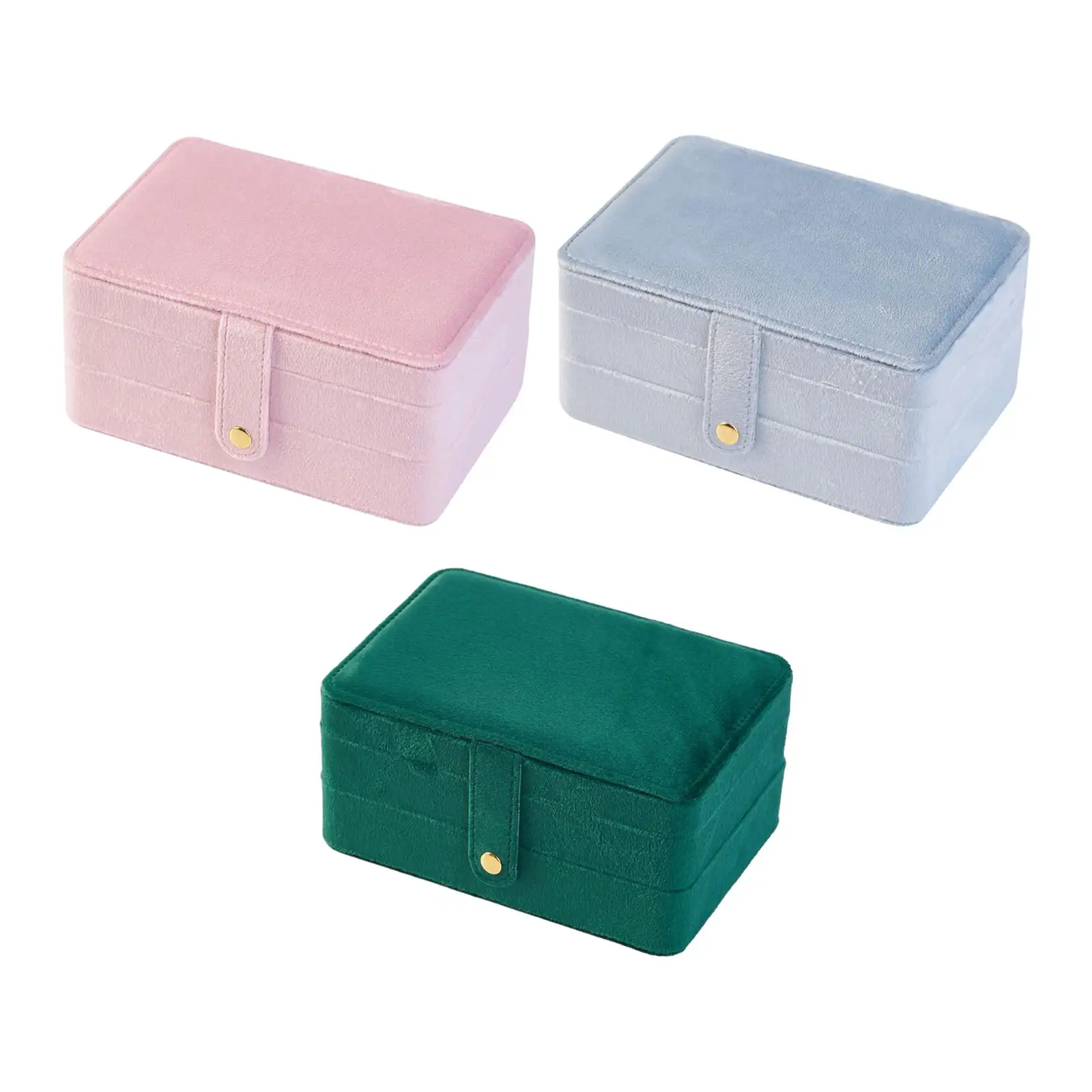 

Jewelry Storage Box Showcase Portable Removable Dividers Multi Layer Jewelry Organizer for Rings Charm Earring Bracelet Necklace