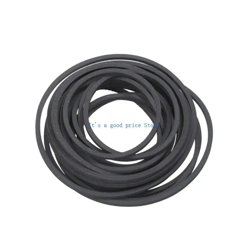 Square Recorder Rubber Drive Belts For Cassette Recorders And Players 35-65mm Fold 20Pieces Multiple Size