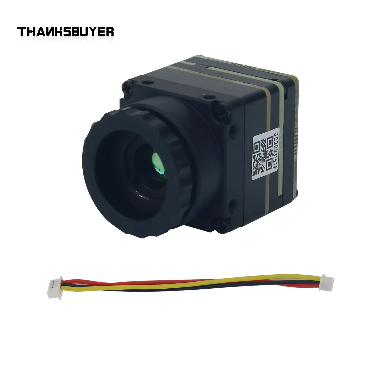 CV640×512 / CV384×288 / CV256×192 Thermal Imaging Module, 4mm / 9mm Lens IR Micro FPV Drone Camera Module with CVBS Interface