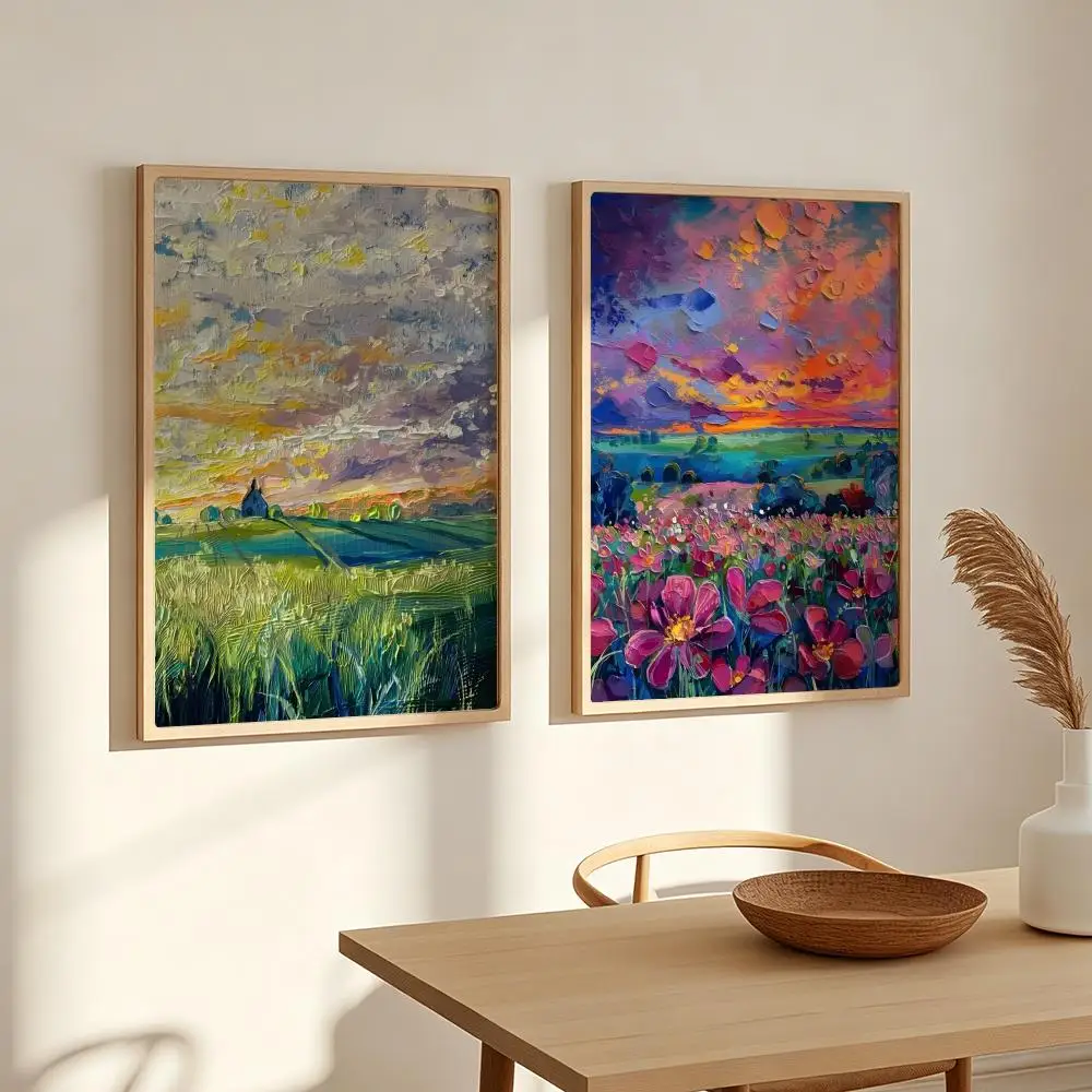 Anastasia Trusova-Russia Painting Calligraphy Gallery-Quality Canvas Art Poster Chic Neutral Wall Painting for Home Decor