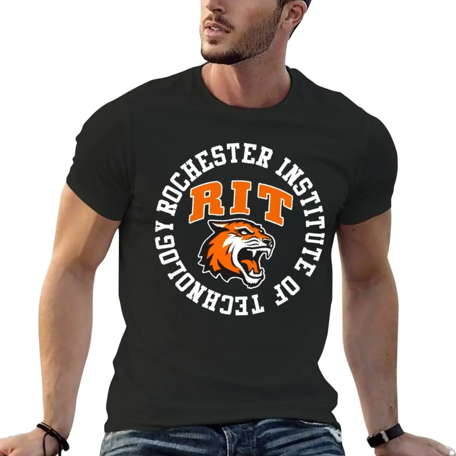 Rochester Institute T-Shirt anime stuff heavyweights korean fashion big and tall t shirts for men