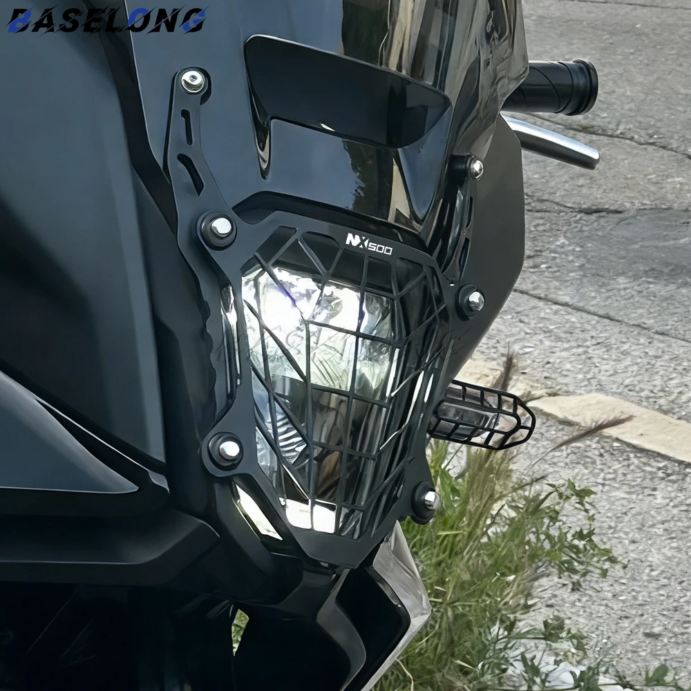 

Motorcycle Head Light Cover Protector Headlight Guard Protection Cover For Honda NX400 NX500 NX 400 500 E-Clutch 2024 2025 2026