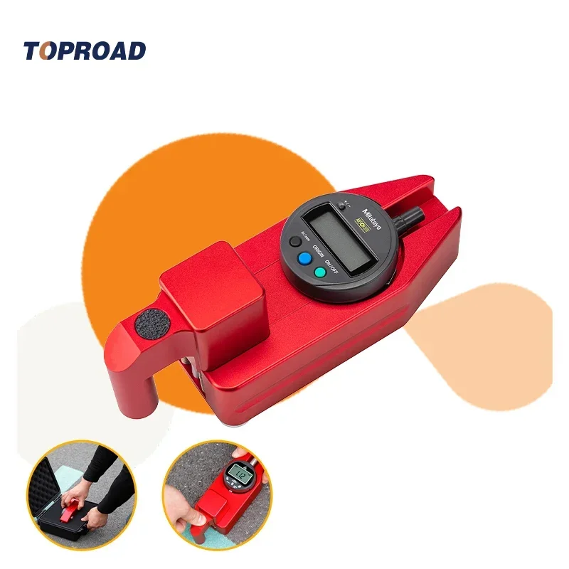 

High Precision Paint Meters Test Road Marking Dry Film Thickness Tester Epaisseur Grosor Coating Thickness Gauge