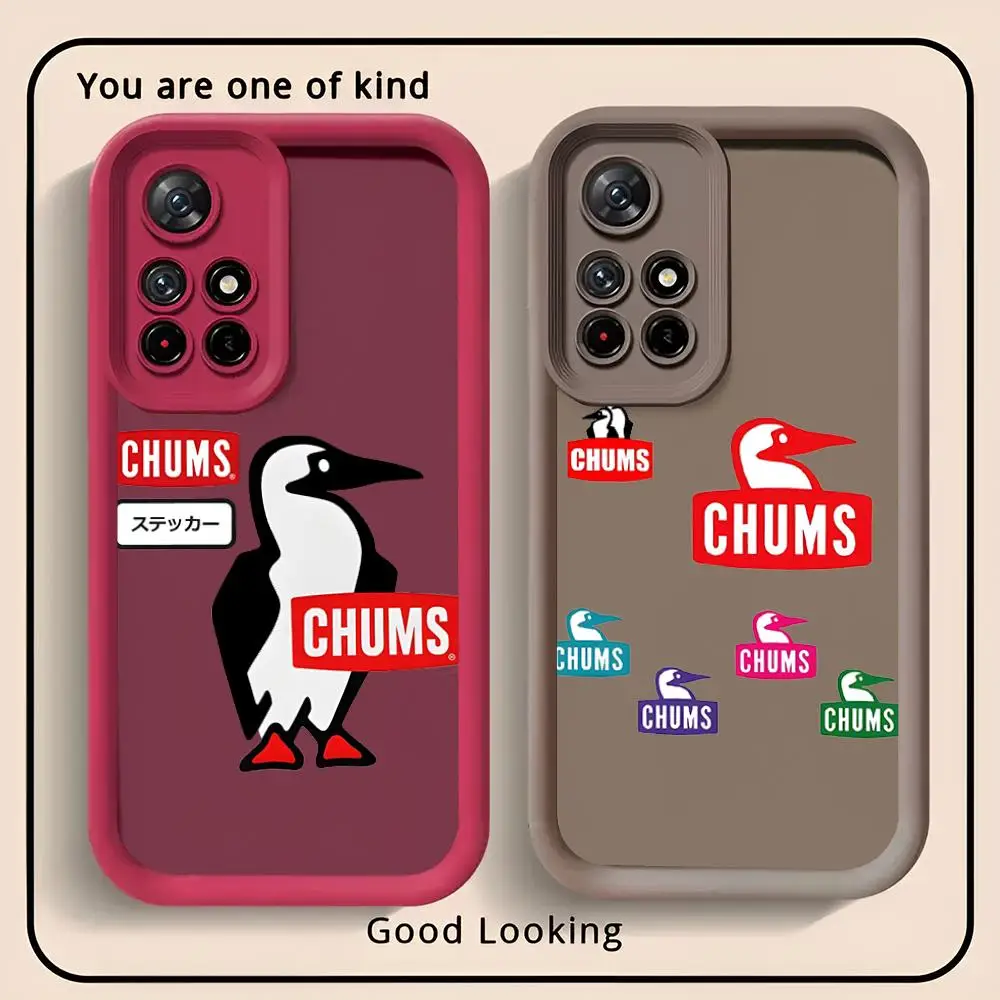 Luxury Clothing C-Chums Fashion Phone Case Eye Ladder For Redmi 10 13Note PRO 13C 4 5G / Xiaomi 14 PRO T POCOX3 5