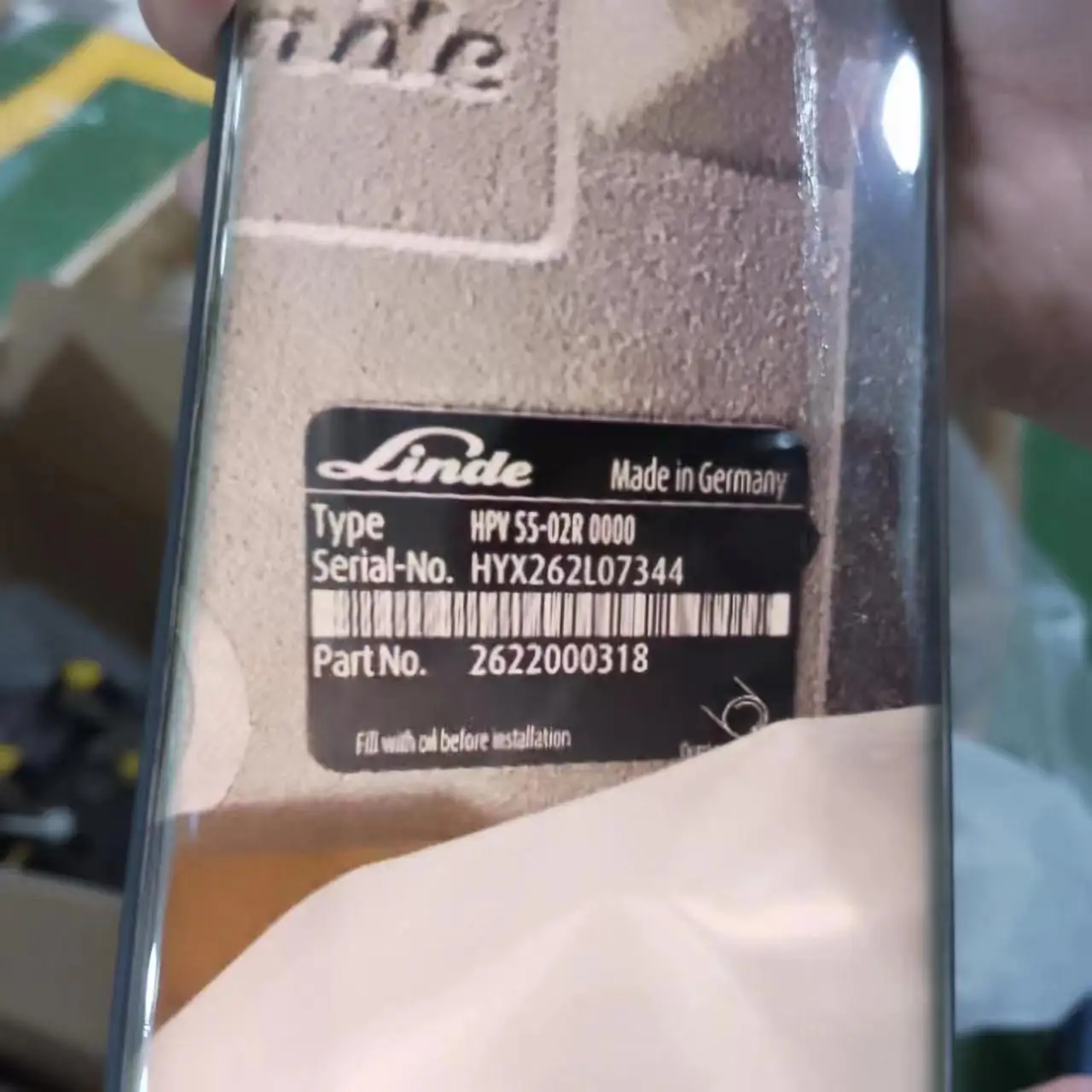 Pompa Linde HPY SS-02R 0000