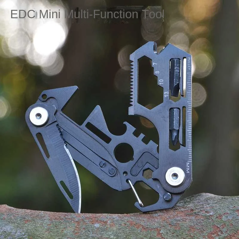 

Multifunctional Outdoor Tool Combination Card Folding Molle Scissor Army Knife Mini Bicycle Repair EDC Camping Gear Equipment