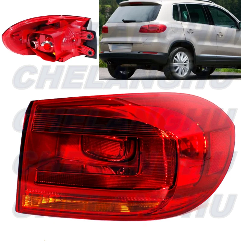 

For VW Tiguan 2012 2013 2014 2015 2016 2017 Right Outer Side Halogen Tail Light Rear Lamp Without Bulbs 5N0945096R