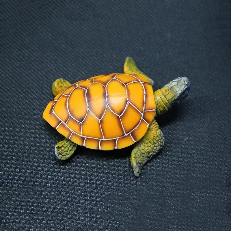 Artificial Polyresin Aquatic Sea Turtle Tortoise Aquarium Ornament Fish Tank Decoration Turtle Decor Turtle Toys