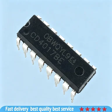 CD4017B CD4017BE CD4017 DIP-16  In Stock 10PCS