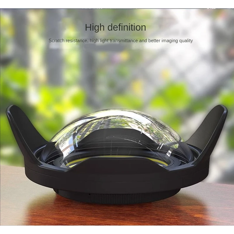 HOT-For SLR Camera 67Mm Portable Waterproof Wide Angle Dome Port Lens Housing Case Underwater Diving Parts