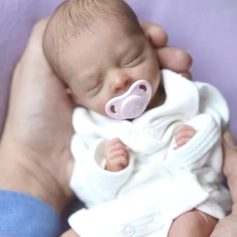 Mini bebe reborn kit Salia 12 Inches Reborn Baby Vinyl Doll Kit Unpainted Unassembled Doll Parts DIY Blank Reborn Doll Kit