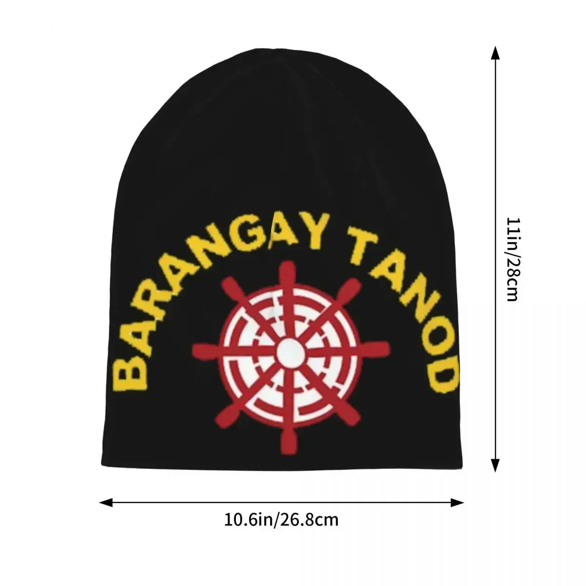 Barangay Tanod Filipino Pinoy Ninong Warm Knitted Cap Hip Hop Bonnet Hat Autumn Winter Outdoor Beanies Hats for Men Women Adult