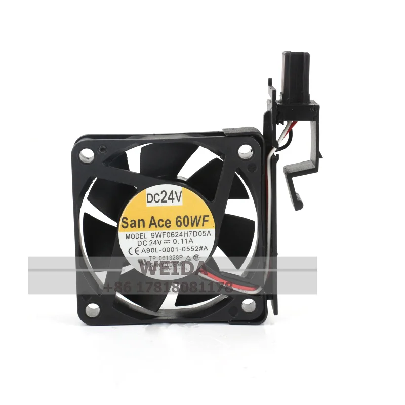 9WF0624H7D05A A90L-0001-0552#A Original FanucCO system dedicated fan 24V 0.11A 60*60*15MM