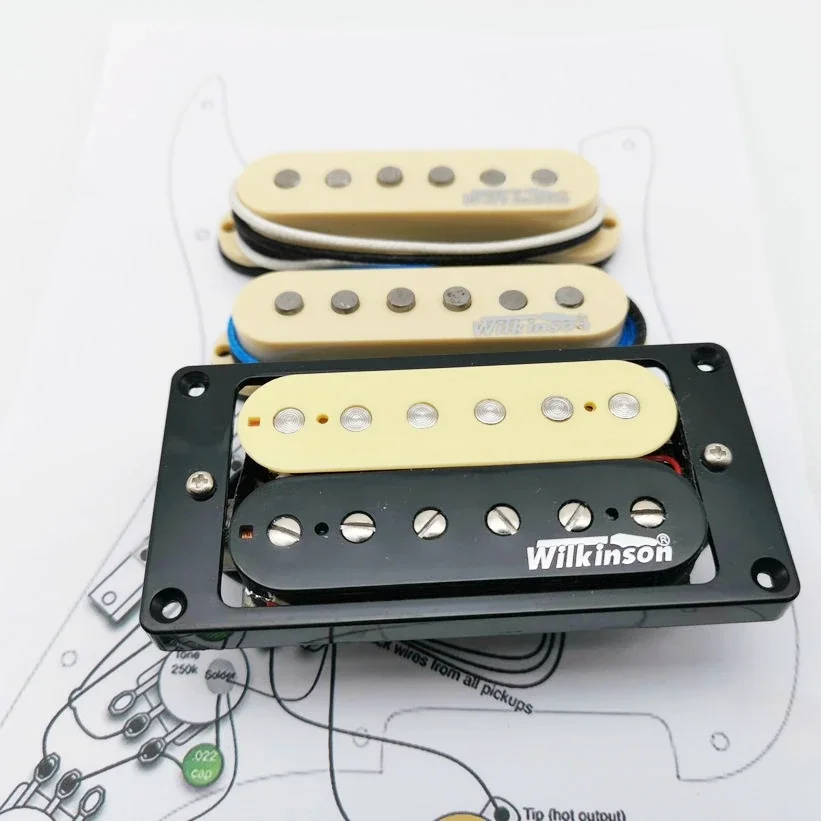 WVH Alnico5 Pickups Zebra SSH Humbucker Eleciric Guitar Pickups