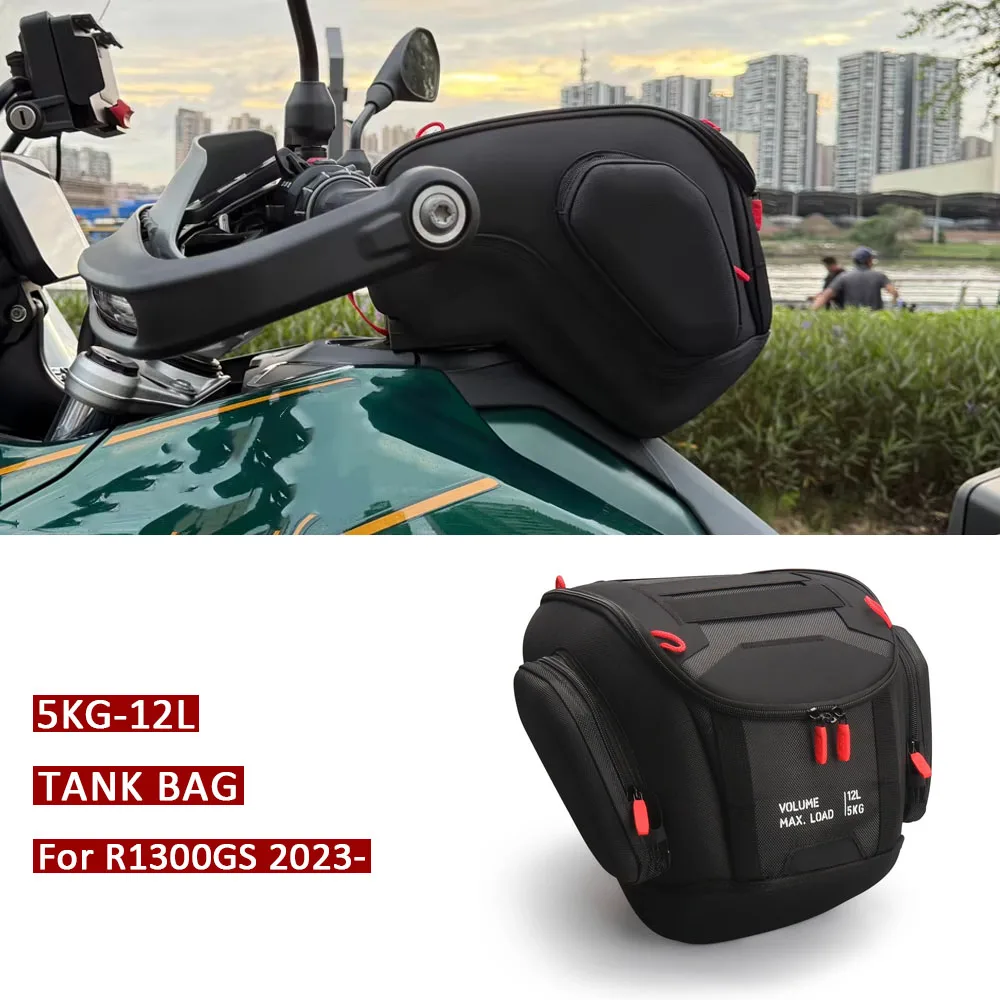 

New Motorcycle Waterproof Fuel Tank Bag 12L Tool Backpack Portable For BMW R1300GS GS1300 R 1300 GS R 1300GS 2023 2024 2025