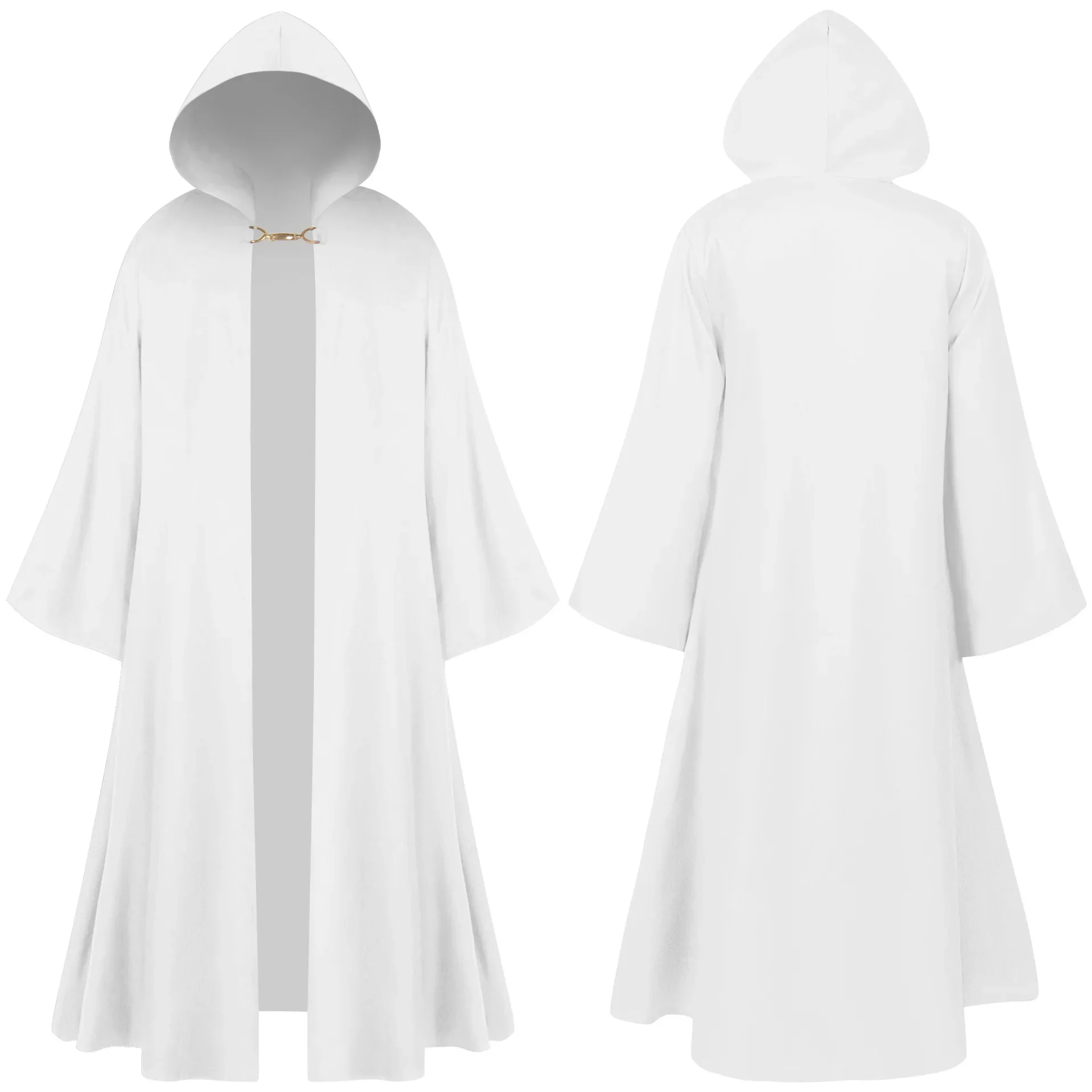 أزياء نسائية جديدة لعام 2025 على الطراز القوطي في القرون الوسطى بأكمام طويلة مع قلنسوة للمسرح ملابس مصنوعة حسب الطلب للتصدير #5