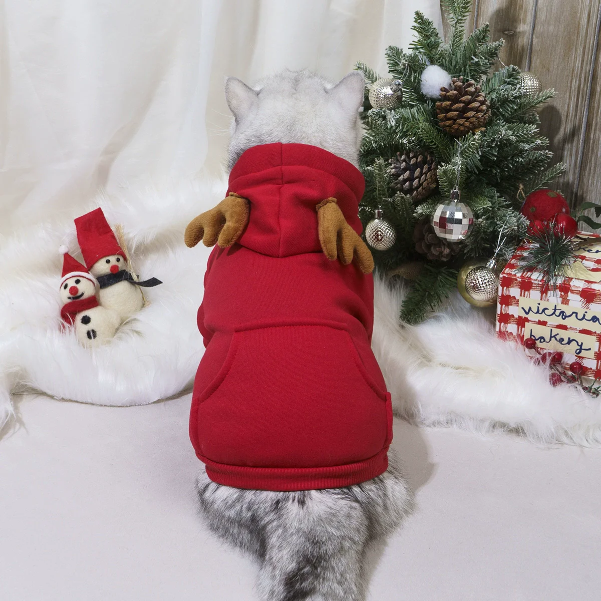 Classic Christmas Pet Hoodie 5