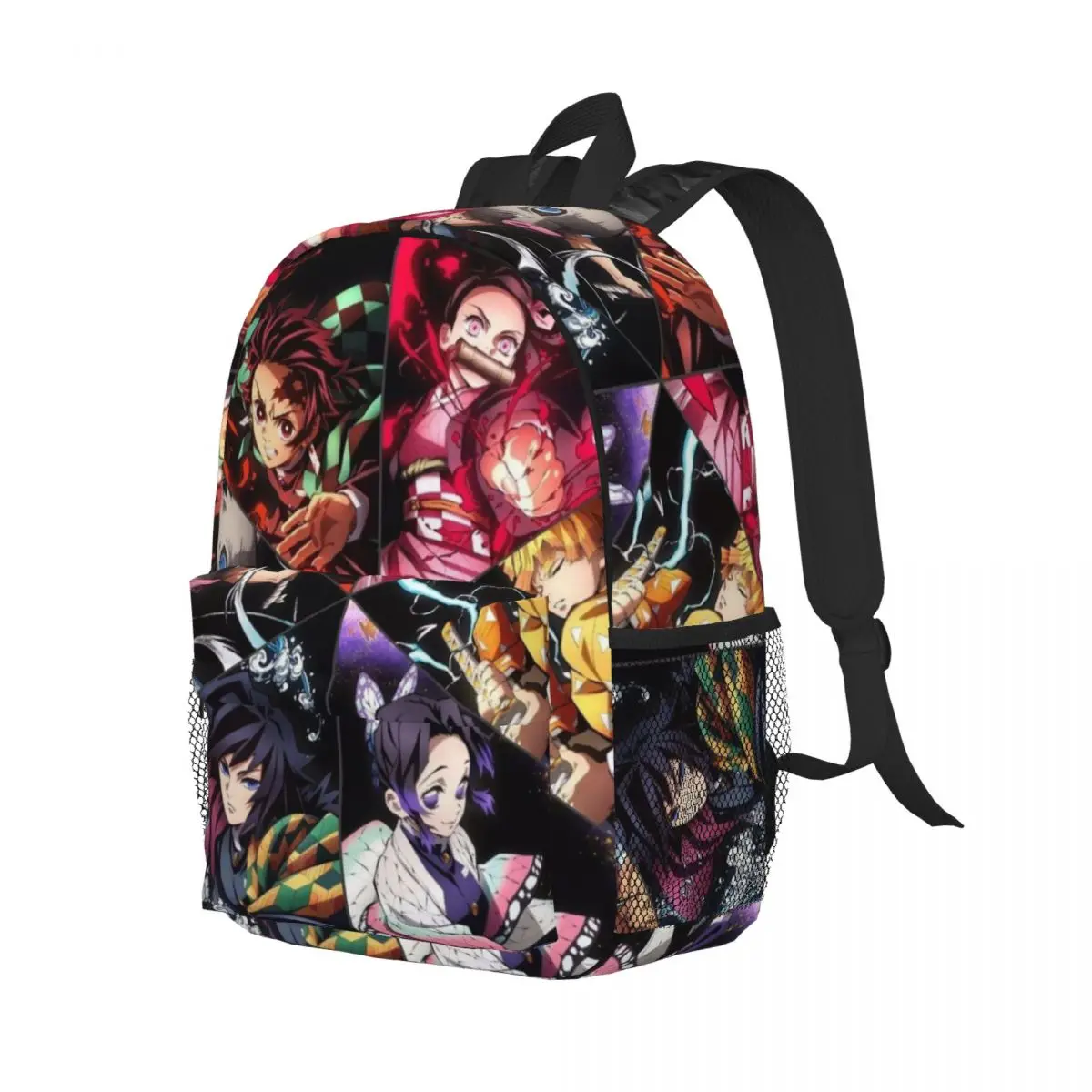 Demon Slayer Kimetsu No Yaiba Printed Lightweight Casual Schoolbag For School, Outdoor, Shopping, Office 15inch