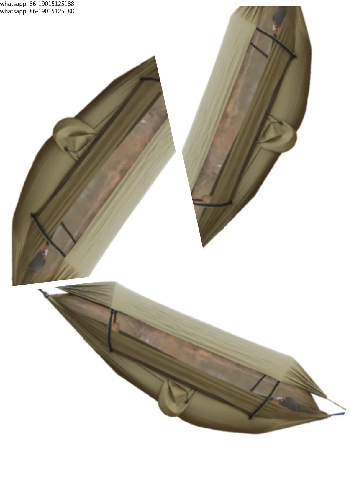 

Hammock with mosquito net Outdoor mosquito-proof mesh anti-rollover camping Double ultra-light sun protection