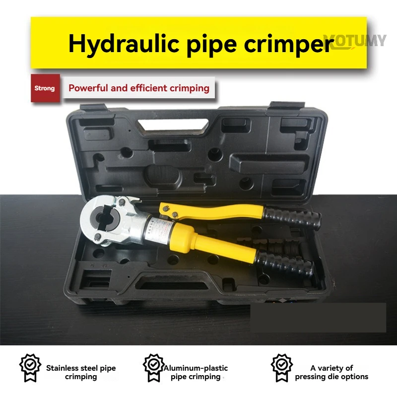 

CW-1632 Split Hydraulic Pipe Crimping Tool Stainless Steel Press Fitting Tool for Aluminum Plastic Pipe Sound Detection Pipe Cla