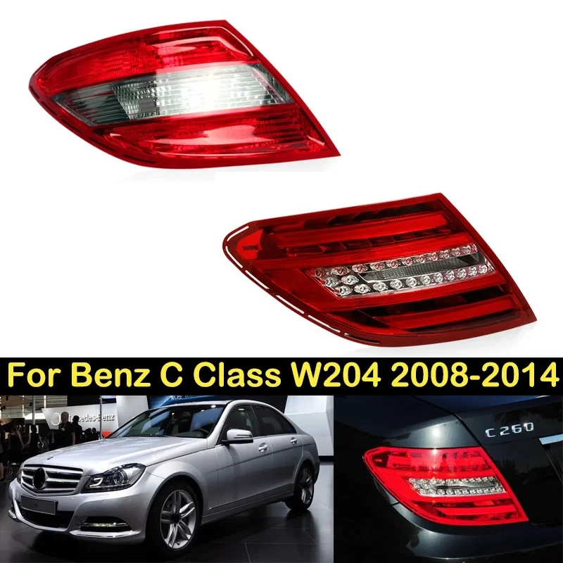 

LED Taillight For Mercedes-Benz C Class W204 2007-2014 C200 C260 C300 Brake Light Rear bumper taillamps tail light