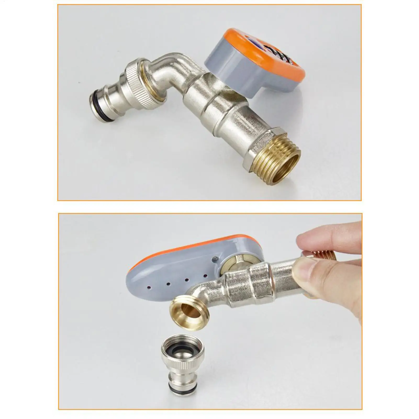 Combination Lock Garden Faucet Frost-Proof Outdoor Faucet Combination Lock Water Valve Device For Apartment Dormitory Rental