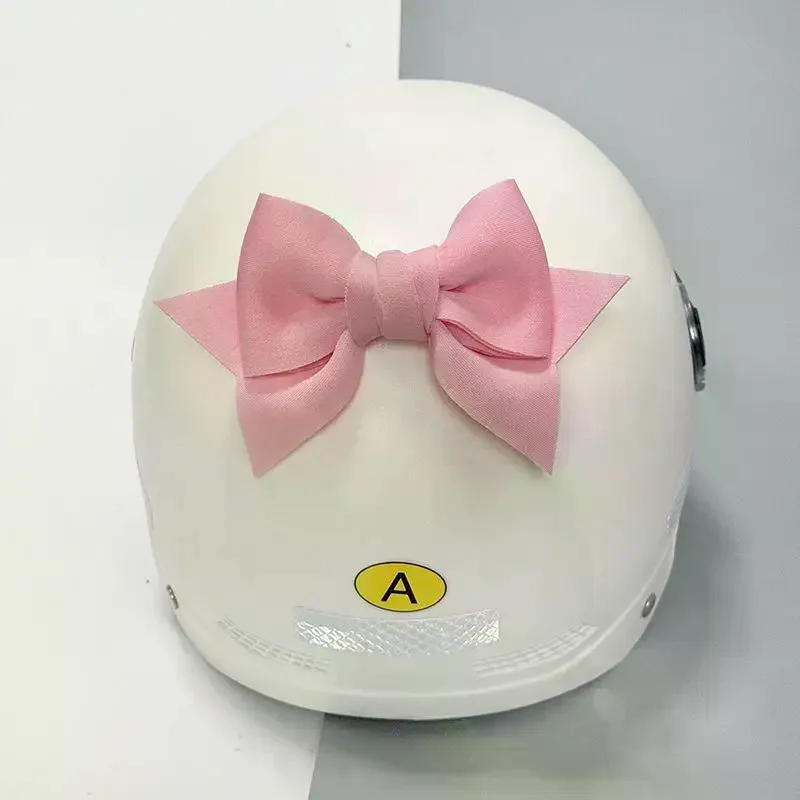 Helmet Bow Decoration Skating Helmet Accessory For Motorbike Riders Bright Colorful Bows For DIY Creative Customized Helmets