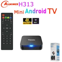 Tanix TX1 Android TV Box Allwinner H313 2,4G Wifi RAM 1GB 2GB ROM 8GB 16GB alimentación por DC 5V 2A Mini reproductor multimedia caja de TV inteligente
