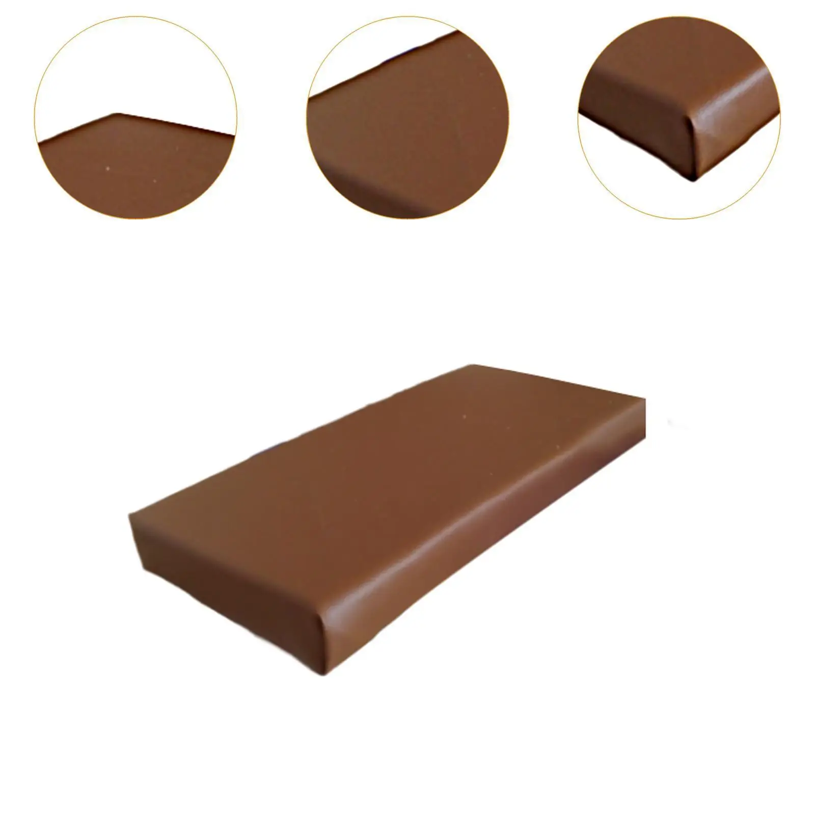 وسادة رأس أظافر ناعمة من جلد البولي يوريثان على الوجهين لطاولة التدليك، وسادة مسند للرقبة للاستلقاء، تستخدم مساند يدوية لصالونات الأظافر المقاومة للماء #5