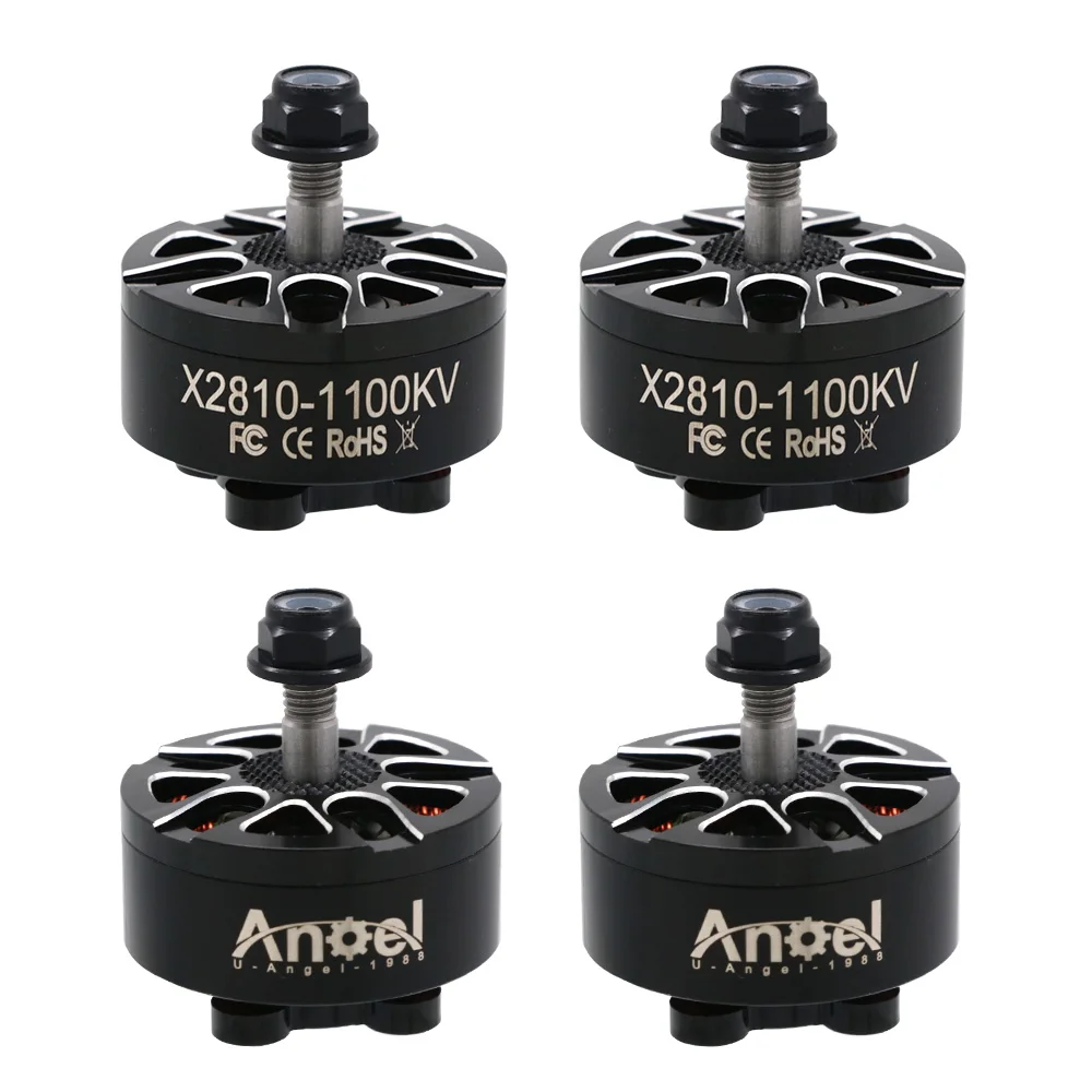 

4pcs/lot UAngel X2810 2810 900KV / 1100KV / 1500KV 4-6S Brushless Motors for FPV Racing Drone and MultiRotor