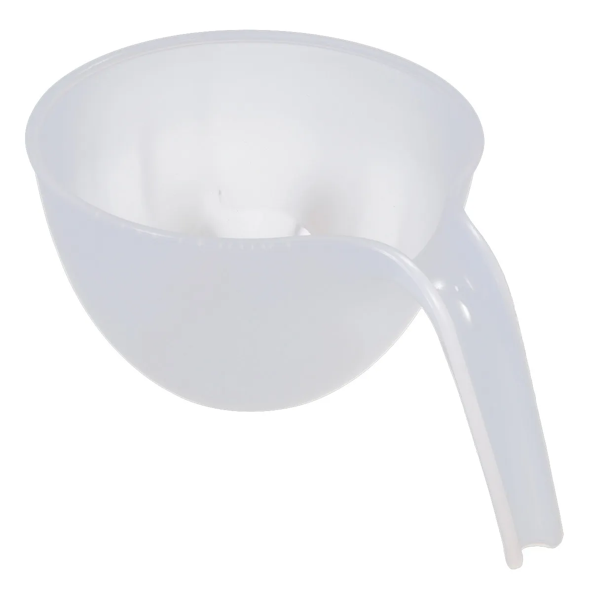 

2Pcs Transparent White Plastic Sauce Mixing Bowl with Handle for Kitchen Baking Decorating Pastry Icing Food Prep Salad Serving