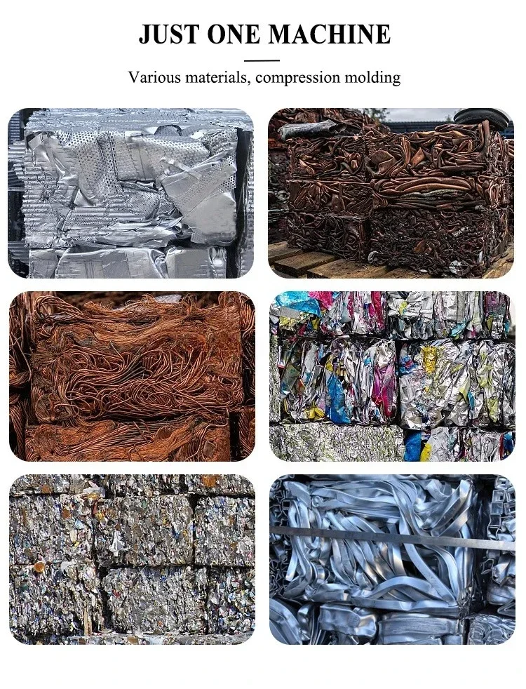exquisite craftsmanship Factory sales 160 tons of scrap metal baler hydraulic metal press recycling machine