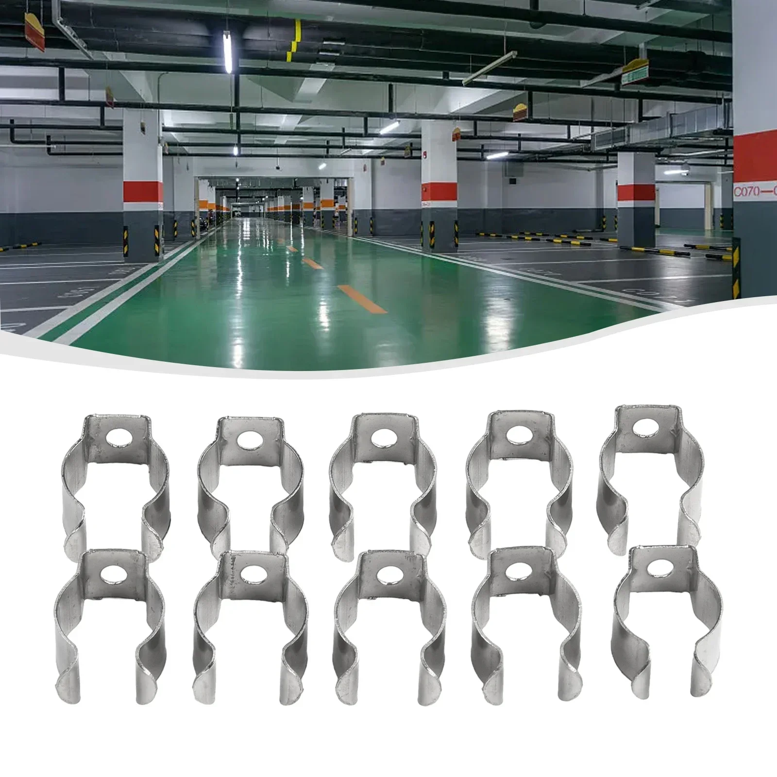 10pcs Spring Terry Clips Stainless Steel Tool Storage Hangers For Garages Sheds Patios Cabinets Tool Spring Terry Clip 6-28mm