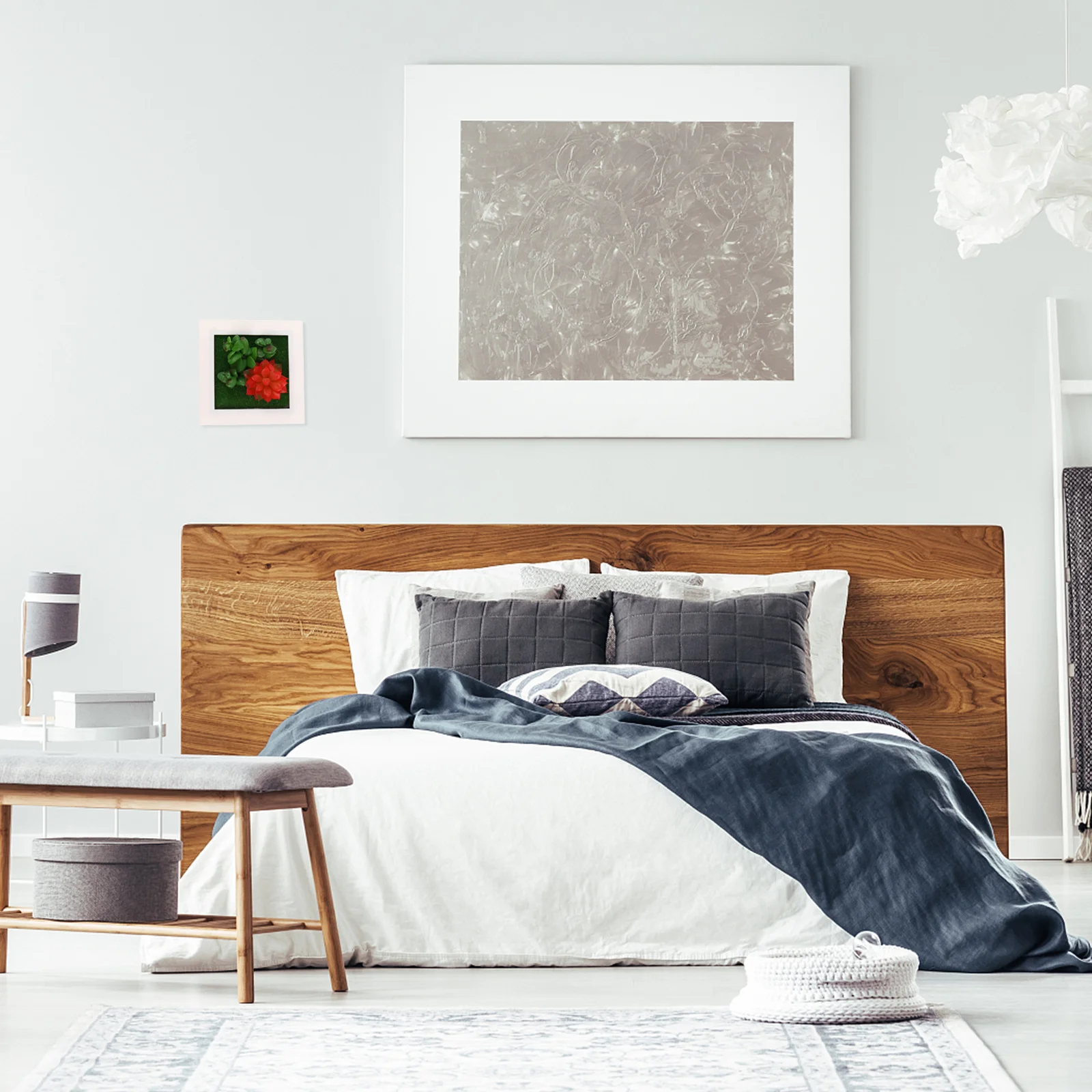 

1pc Artificial Plant Photo Frame Wall Art Hanging Decor For Living Room Bedroom Garden Home Housewarming Gift Lightweight